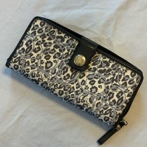 Coach leopard print wallet